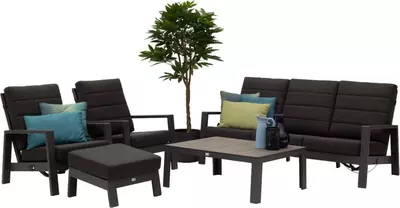 Tierra Outdoor Queens 3 Zits Stoel Bank Loungeset Zwart Kopen