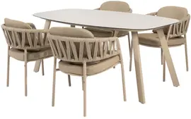 4 Seasons Outdoor diningset calma manolo latte kopen?