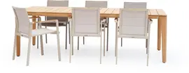 4 Seasons Outdoor diningset liam cortina latte kopen?