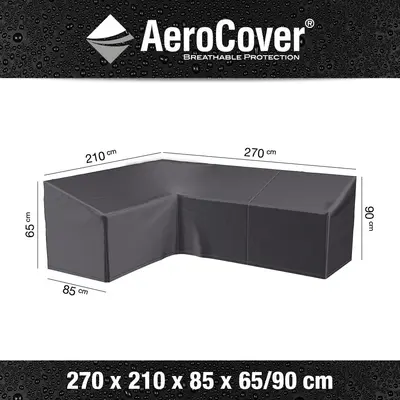 AeroCover hoeksethoes hoge rug 210x270x85x65/90cm - afbeelding 1