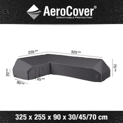AeroCover hoeksethoes platform 255x325x90xh30/45/70cm - afbeelding 1