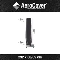 AeroCover zweefparasolhoes 60/65x292cm kopen?