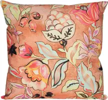Anna's Collection buitenkussen bloemen 60x60cm terra kopen?