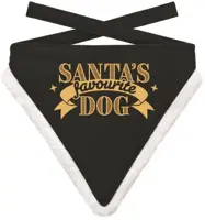 Bandana xmas m favourite dog black - afbeelding 1