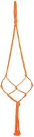 Bloempothanger macrame oranje d2 h90 kopen?