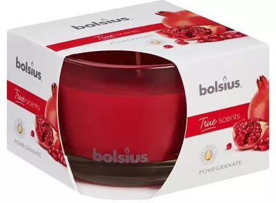 Bolsius geurglas medium true scents pomegranate - afbeelding 2