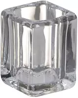 Bolsius theelichthouder vierkant glas 5.5x7.6cm transparant kopen?