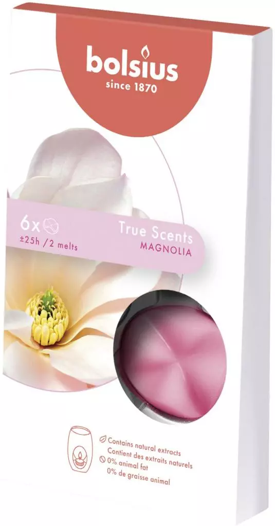 Boren Vakantie Aanbod Bolsius waxmelts true scents magnolia 6 stuks kopen? - tuincentrum Osdorp :)