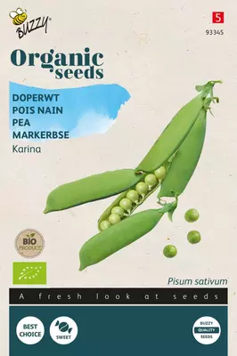 Buzzy zaden organic doperwt karina (BIO) - afbeelding 1