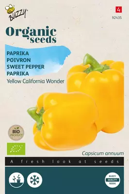 Buzzy zaden Organic Paprika Geel (BIO) - afbeelding 1