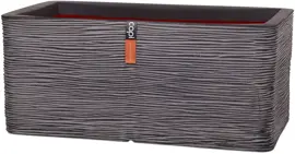 Capi nature rib nl kunststof plantenbak 73x39x32 cm antraciet kopen?