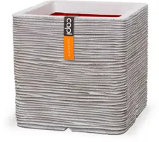 Capi nature rib nl plantenbak square 30x30x30 cm ivoor kopen?