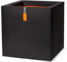 Capi urban smooth nl plantenbak square 50x50x50 cm zwart