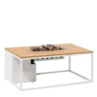 Cosi Fires vuurtafel cosiloft 120 lounge table white/teak kopen?