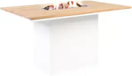 Cosi Fires vuurtafel cosiloft 120 relax dining white/teak kopen?