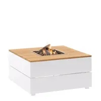 Cosi Fires vuurtafel cosipure 100 white/teak kopen?