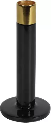 Countryfield kandelaar metaal madras 7x15.5cm zwart