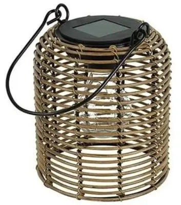 Countryfield solar hanglamp Dara S warm wit, naturel