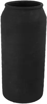 Countryfield vaas terri 21x45,5 cm zwart