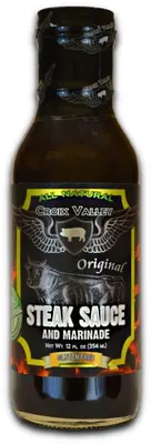 Croix valley original steak sauce & marinade