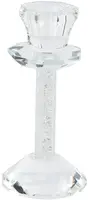 Decoris kandelaar glas deco 7x22cm transparant kopen?