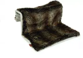 Designed by Lotte kattenhangmat pluche 40x30x25cm bruin kopen?