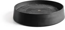 Ecopots kunststof oslo schotel met wielen 50x10.5 cm donkergrijs kopen?