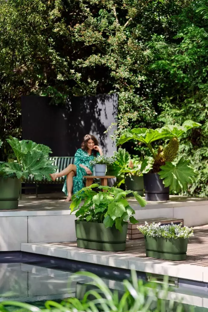 gallon Bereiken een kopje Elho Greenville terrace Trough kunststof bloembak 60 blad groen kopen? -  tuincentrum Osdorp :)