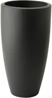 Elho pure soft bloempot rond hoog 35 cm antraciet - afbeelding 1