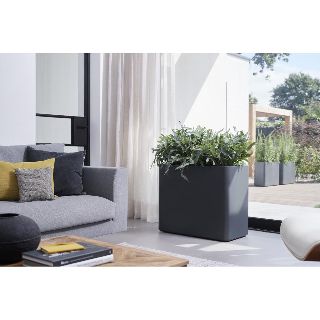 Elho Pure Soft Brick Divider Large Plantenbak Met Wielen 80 Cm ...