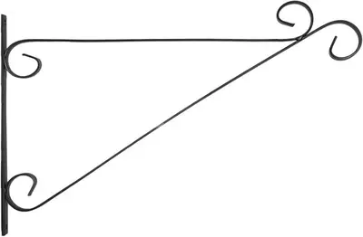 Esschert Design Hanging basket haak krul 48x2x32 cm - afbeelding 1