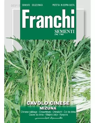 Franchi sementi zaden Bladkool, Cavolo Cinese Mizuna - afbeelding 1