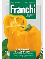 Franchi sementi zaden Paprika, Peperone Giallo d' Asti - afbeelding 1