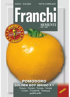 Franchi sementi zaden Tomaat, Pomodori Golden Boy HY F1 - afbeelding 1