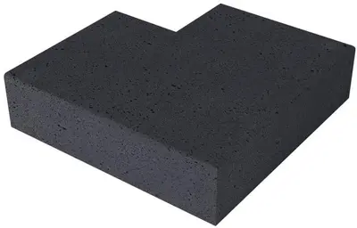 Gardenlux Oud Hollandse Massief hoek buiten Carbon 60/60x40x20 - afbeelding 1