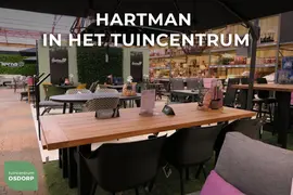 Hartman bistrotafel sophie flip hpl 138x68x75cm carbon black - afbeelding 2