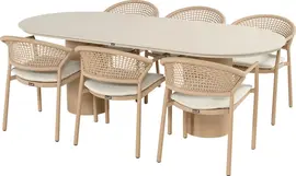 Hartman diningset valencia 220 taragona cappuccino kopen?