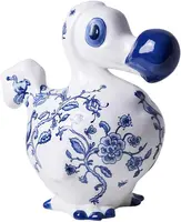 Heinen Delfts Blauw ornament keramiek dodo 28x16x28cm delfts blauw kopen?