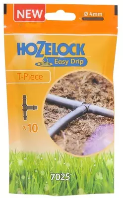 Hozelock easy drip T-stuk 4 mm 10 stuks - afbeelding 2