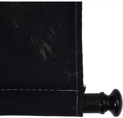 Kersten wanddoek velours hond 83x110cm zwart - afbeelding 3