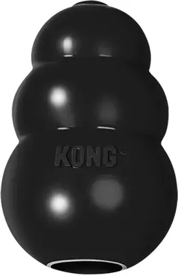 Kong hond Extreme rubber “S”, zwart - afbeelding 3