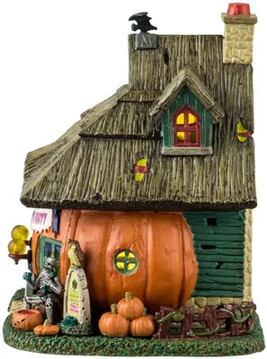 Lemax pumpkin patch party huisje Spooky Town  2024 - afbeelding 3