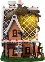 Lemax the candy witch cottage huisje Spooky Town  2024 - afbeelding 2