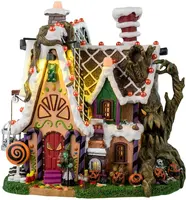 Lemax the candy witch cottage huisje Spooky Town  2024 - afbeelding 1