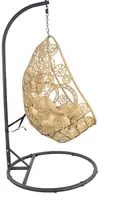 Lesli Living hangstoel flower lichtbruin - afbeelding 3