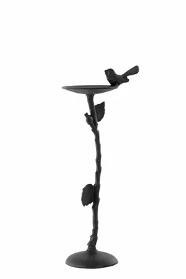 Light & Living kandelaar metaal bird 18x11.5x40cm zwart - afbeelding 1