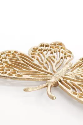 Light & Living ornament aluminium butterfly 26x16x3cm goud - afbeelding 3