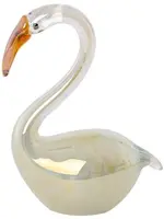 Light & Living ornament glas swan 12x7x17cm crème kopen?