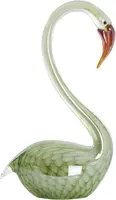 Light & Living ornament glas swan 17x9.5x29cm groen kopen?