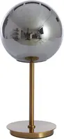 Light & Living tafellamp glas medina smoke 20x43cm goud, transparant kopen?